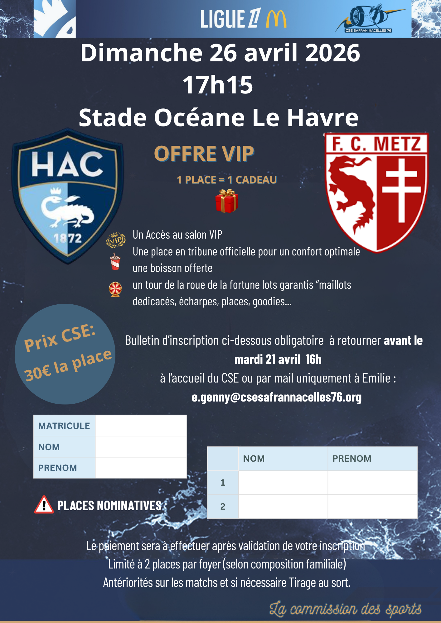 match hac fc metz